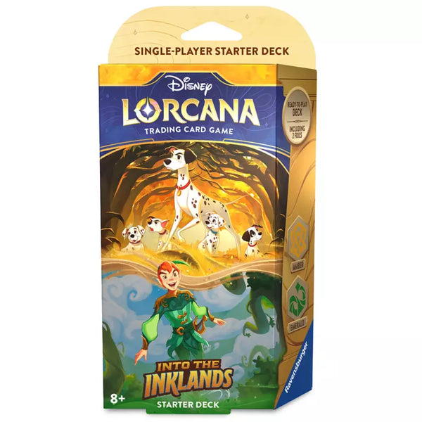 Disney Lorcana - Into the Inklands Starter Deck - 101 Dalmatians & Peter Pan