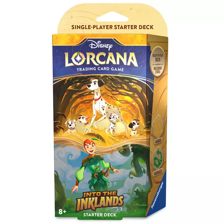 Disney Lorcana - Into the Inklands Starter Deck - 101 Dalmatians & Peter Pan
