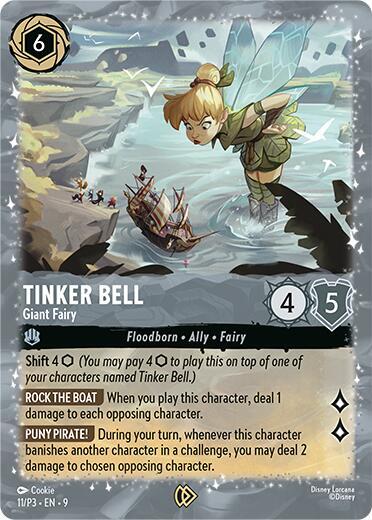 Disney Lorcana - Tinker Bell Giant Fairy Promo Card