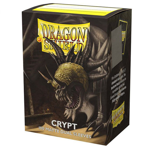 Dragon Shield Sleeves: Standard Matte Dual - Crypt 100 CT