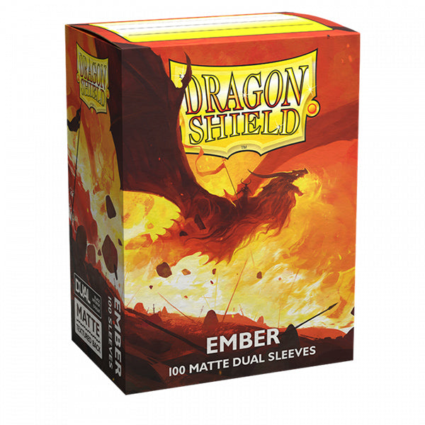 Dragon Shield Sleeves: Standard Matte Dual - Ember 100 CT