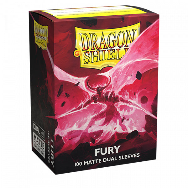 Dragon Shield Sleeves: Standard Matte Dual - Fury 100 CT