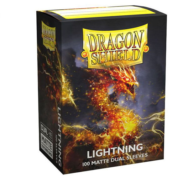 Dragon Shield Sleeves: Standard Matte Dual - Lightning 100 CT
