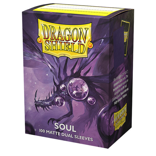 Dragon Shield Sleeves: Standard Matte Dual - Soul 100 CT