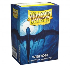 Dragon Shield Sleeves: Standard Matte Dual - Wisdom 100 CT