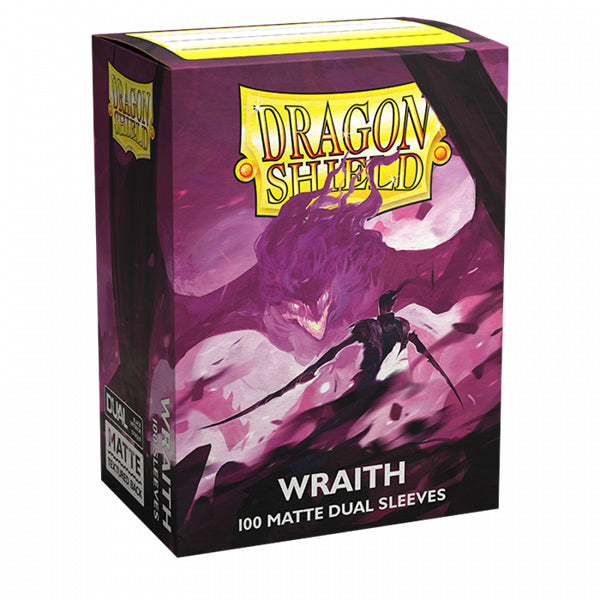 Dragon Shield Sleeves: Standard Matte Dual - Wraith 100 CT