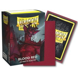 Dragon Shield Sleeves: Standard Matte - Blood Red 100CT