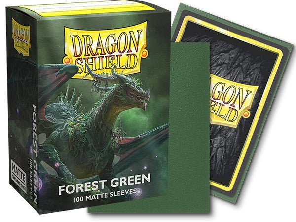 Dragon Shield Sleeves: Standard Matte - Forest Green 100CT