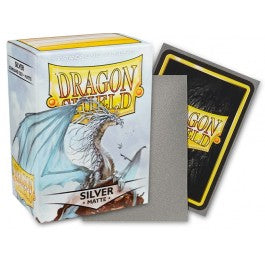 Dragon Shield Sleeves: Standard Matte - Silver 100CT