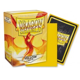 Dragon Shield Sleeves: Standard Matte - Yellow 100CT
