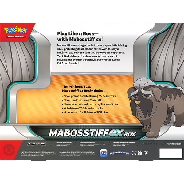 Pokemon: Mabosstiff EX Box