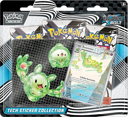 Pokemon: Scarlet & Violet 10.5 - Black Bolt Tech Sticker Collection