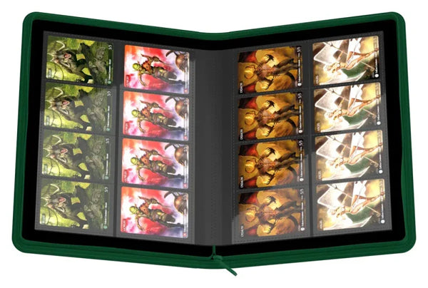 Ultimate Guard: Zipfolio 320 16-Pocket Xenoskin - Green