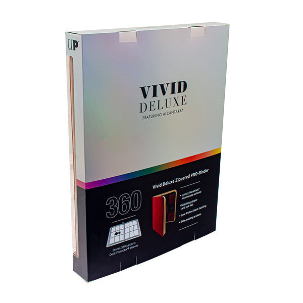 Ultra Pro: Vivid Deluxe Zippered 9-Pocket PRO-BINDER - Red