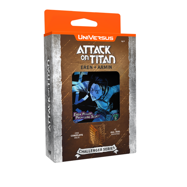 UniVersus: Attack on Titan - Battle for Humanity: Challenger Series Deck (Eren + Armin)